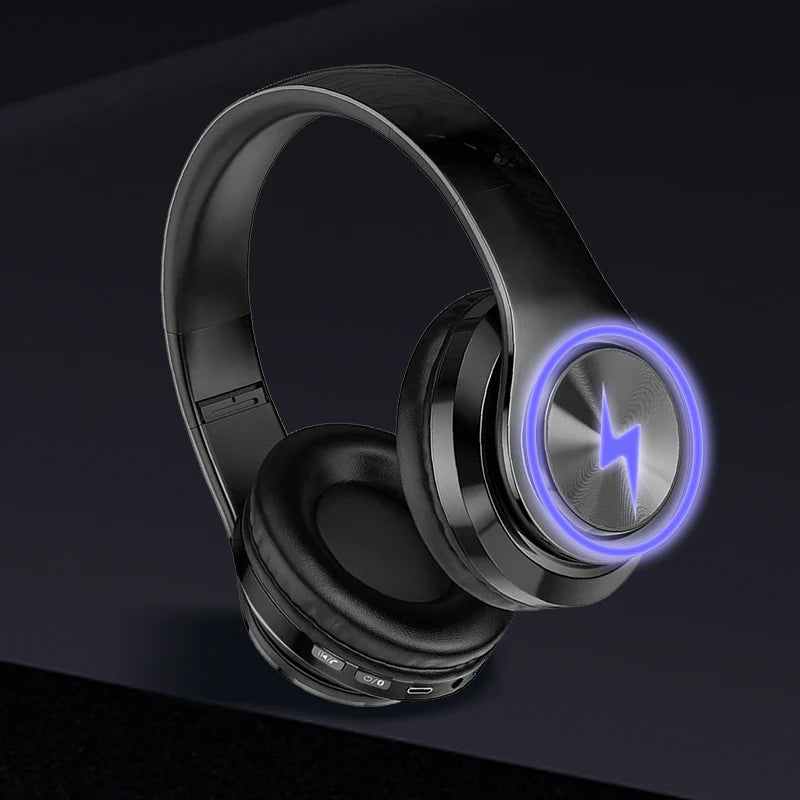 Wireless Bluetooth 5.0 Headphone With Microphone On-Ear Headset (Foldable)
