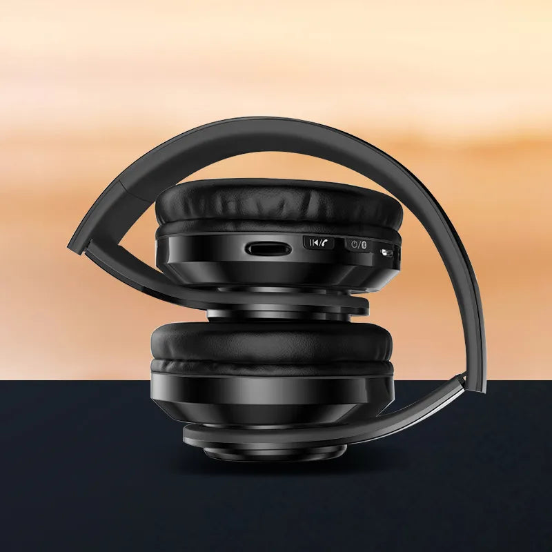 Wireless Bluetooth 5.0 Headphone With Microphone On-Ear Headset (Foldable)