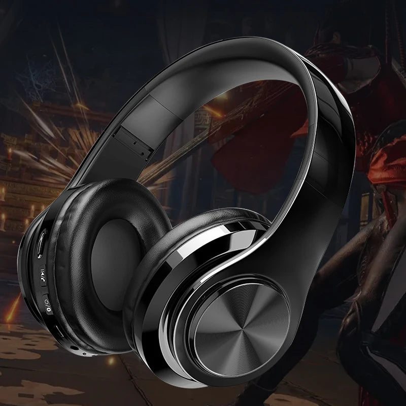 Wireless Bluetooth 5.0 Headphone With Microphone On-Ear Headset (Foldable)