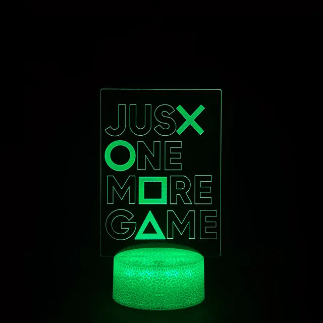Ultimate Gaming Ambiance Lamp Playstation Just One More Game