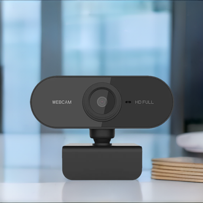 1080p Clip On Webcam - (30 FPS, Built in Microphone, Plug and Play)