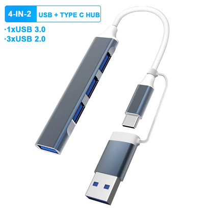 4-IN-2 (USB 3.0 and USB-C Compatible)