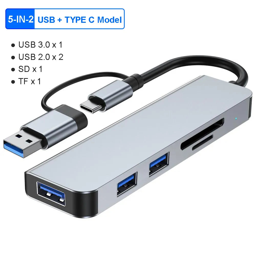 5-IN-2 (USB 3.0 and USB-C Compatible)