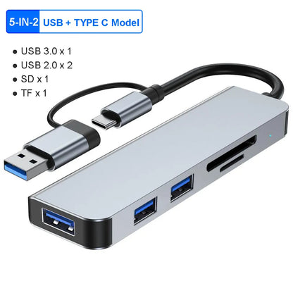 5-IN-2 (USB 3.0 and USB-C Compatible)
