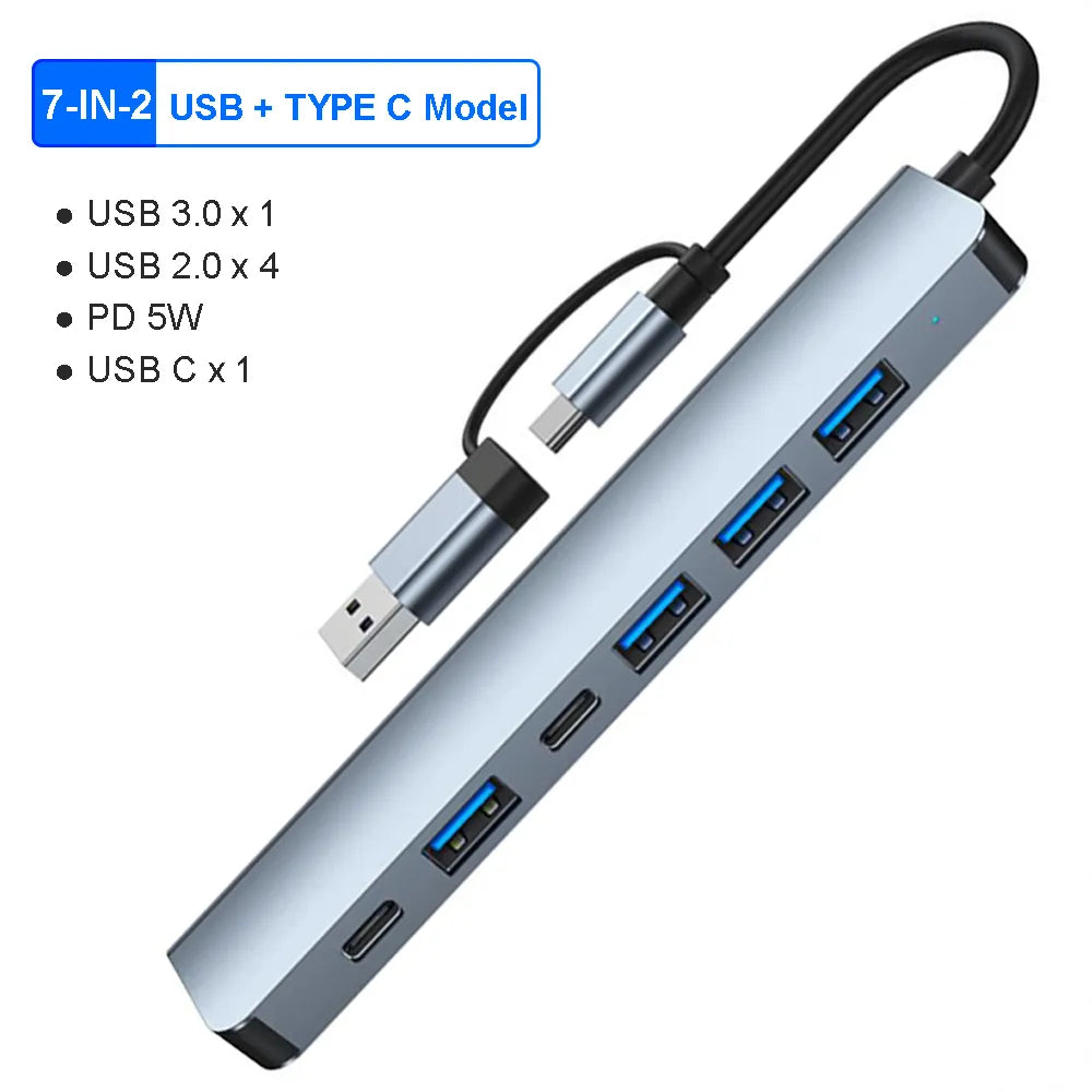 7-IN-2 (USB 3.0 and USB-C Compatible)