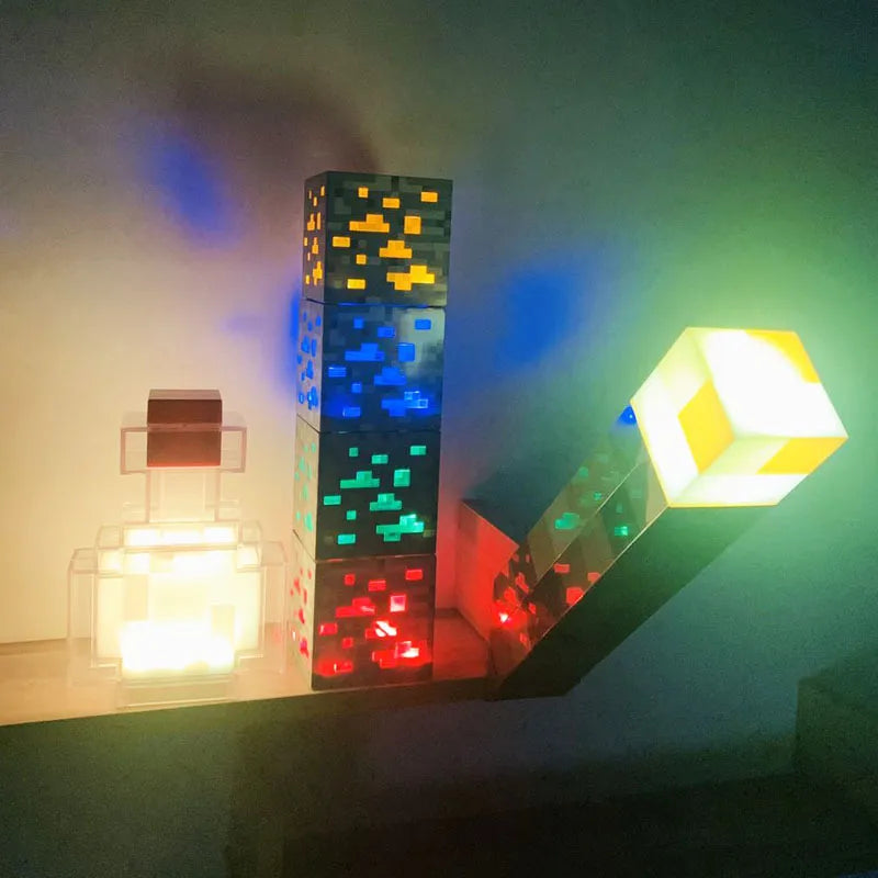 Brownstone Torch Minecraft Lamp