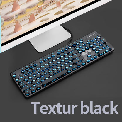 Elegant Keyboard Textur Black