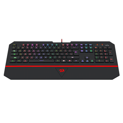 RedDragon 104 Key RGB Silent Gaming Keyboard With Wrist Wrest