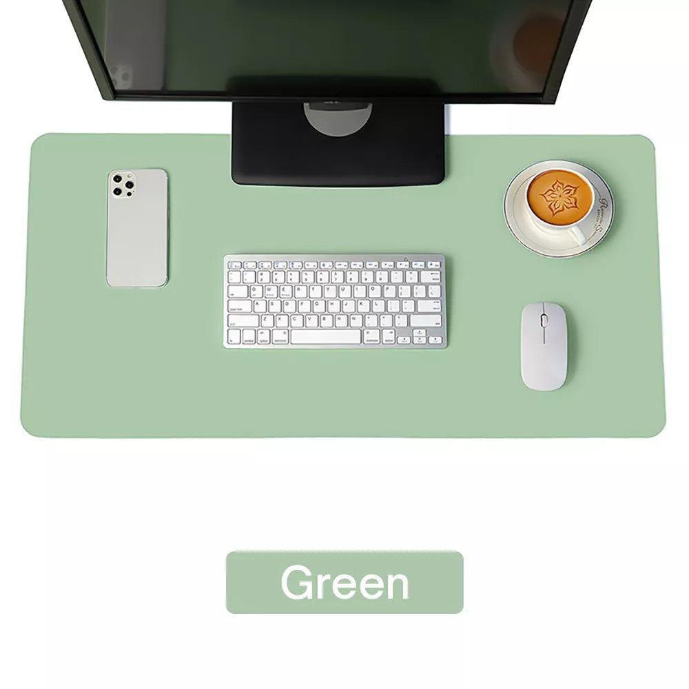 Green Leather Desk Protector