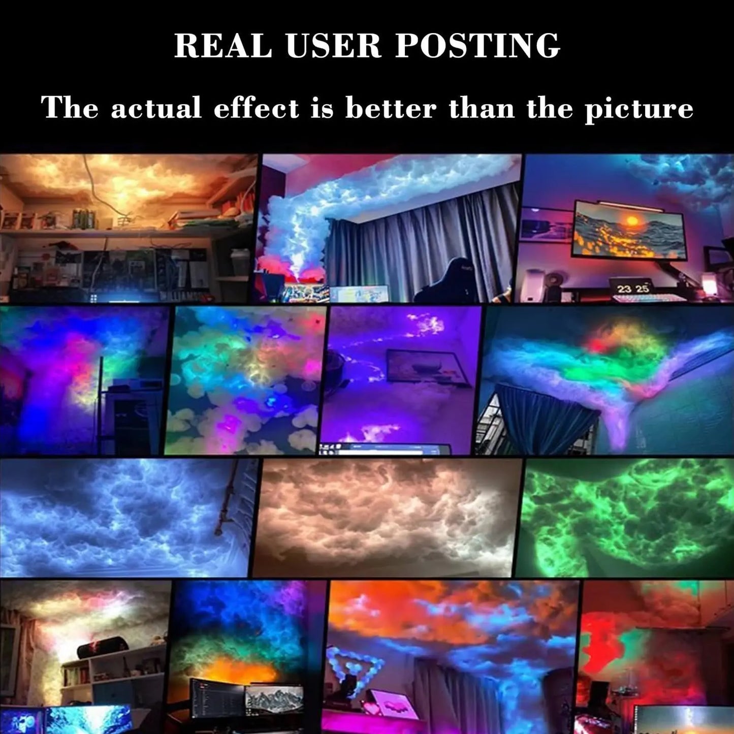 RGB Thunder Cloud Lamp - User Examples
