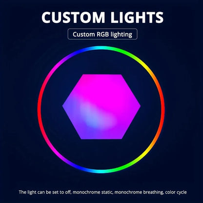 RGB Intelligent Hexagonal Wall Lamp (DIY, App/Remote Control, Alexa/Google Voice Compatible)