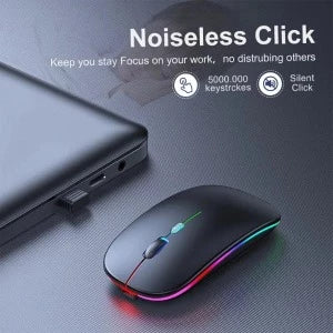Silent Ergonomic Wireless Mouse