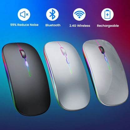Silent Ergonomic Wireless Mouse - Options