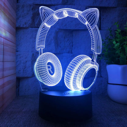Ultimate Gaming Ambiance Lamp - Headset w/ Ears