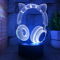 Ultimate Gaming Ambiance Lamp Headset With Ears